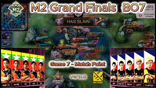 Epic Finals Bren Esports vs Burmese Ghouls  M2 Grand Finals Game 7  Match Point English M2 [upl. by Kashden453]