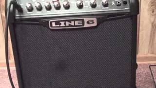 Line 6 Spider IV 15 Watt Amp demo [upl. by Gilliam]