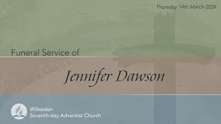 Celebration of the Life of Jennifer Dawson [upl. by Erej]