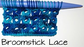 Crochet Broomstick Lace Scarf Pattern  Crochet StepbyStep Tutorial Part 2 [upl. by Donatelli]