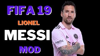 Lionel Messi Fifa 19 Facemod [upl. by Seraphina]