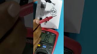 Como Medir un Transistor MOSFET de canal N MOSFET IRFZ44N [upl. by Eseerehs]