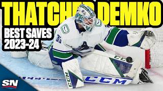 Thatcher Demkos Best Saves Of The 202324 NHL Season [upl. by Brita]