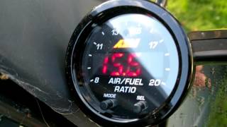 Wideband Pt2  AEM Wideband UEGO test [upl. by Arracahs546]