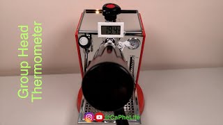 How to add a Group Head Thermometer to your Lever Espresso For Olympia Cremina SL [upl. by Wadell]