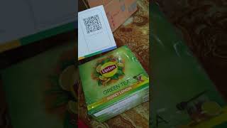 Lipton green tea unboxing [upl. by Hiram]