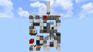 【Minecraft BEpe】元世界最小高さ3完全平面拡張可能ドア 90blocks [upl. by Keheley475]