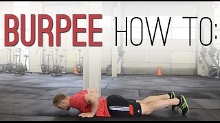 BURPEE TUTORIAL How to perform burpees for speed and turnover  exercise demonstration video [upl. by Asinla]