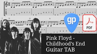 Pink Floyd  Childhoods End Guitar Tabs TABS [upl. by Fey162]