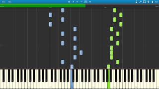 Piano Tiles 2  The Ruins of Athens No4 Synthesia MIDI [upl. by Rabi]