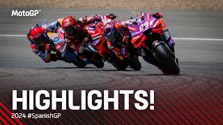 MotoGP™ Race Highlights 🔥  2024 SpanishGP [upl. by Llerdnam]