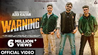 WARNING Official Video  Addi Kalyan  Haryanvi Songs Haryanavi 2024 [upl. by Peltier78]