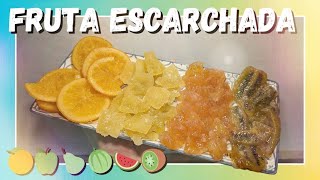 🍈🍊Cómo hacer FRUTA ESCARCHADA para el ROSCÓN DE REYES🥝🍏 [upl. by Kowal]