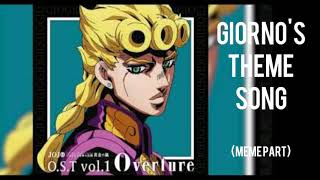 Giornos Theme Song  Meme part [upl. by Nivled648]