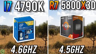 i7 4790k OC vs Ryzen 7 5800X3D  Insane Upgrade [upl. by Emmi81]