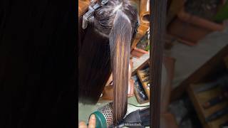 Blow dry after haircut  Blow dry styling mjnailstecnician  tamil song [upl. by Wunder]