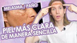 COMO ACLARAR LA PIEL DE LA CARA  Como borrar el Melasma desde casa  Simon Scarano Dermatologo [upl. by Adyela699]