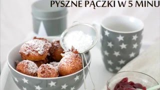 Pączki bez drożdży w 5 minut  Ugotowanitv HD [upl. by Idissac629]