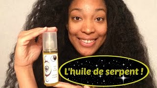 L huile de serpent pour des cheveux sublimes  Nappy NKo  Sans cruauté [upl. by Ilyse]