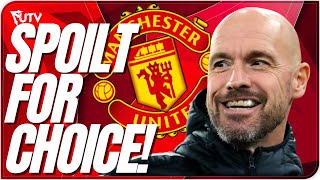 BACK IN THE GAME TEN HAG RELIEF AS UNITED STARS RETURN FROM INJURY Man United News on FUTV [upl. by Pisano200]