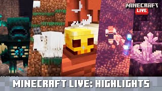 Minecraft Live Update Highlights [upl. by Madge]