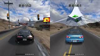 NFS ProStreet  Supra vs Skyline GTR R34  2 Most Iconic JDM Legends on Nevada Highway  12 Mile [upl. by Arica]