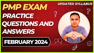 PMP Exam Questions 2024 Feb and Answers Practice Session  PMP Exam Prep  PMP for Project manager [upl. by Noirb]