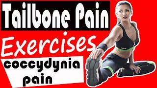 How to Do Tailbone Pain Exercises  Relieve Coccydynia Pain Fast [upl. by Evoy]