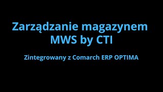 Zarządzanie Magazynem  MWS by CTI wersja mobile i wizualizacja [upl. by Elleinnad]