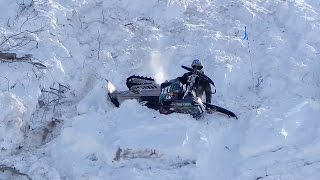 Crazy amp Epic Snowmobile Hill Climb  JUST SNOWMOBILES [upl. by Yecies]