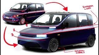 Fiat Multipla Redesign  Mission Impossible [upl. by Monte451]