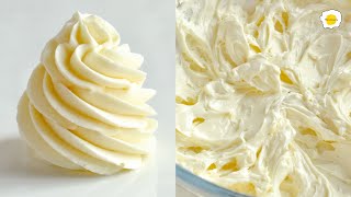 Mousseline Cream Recipe Buttercream 慕斯琳奶油霜食谱 Recette de crème mousseline Crème au beurre [upl. by Nhguavoj]