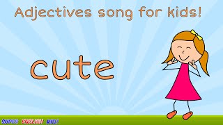 ♪ ♫ Fun Adjectives opposites Song for Kids With actions Preschool  Grade 1 ♬ ♩ [upl. by Aoket896]