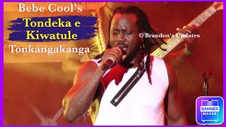 Bebe Cool Live Concert  Tondeka e Kiwatule Tonkangakanga acoustic Music Perfomance [upl. by Anilrats]