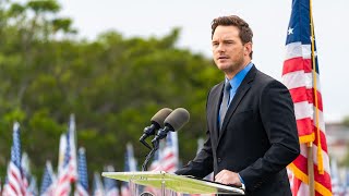 Chris Pratt  Remembering 911 Heroes 2023 [upl. by Lewls862]