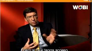 innovación disruptiva Clayton christensen [upl. by Desirea908]