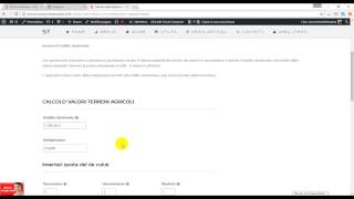 Applicativo per calcolo valore catastale dei terreni [upl. by Tebor]