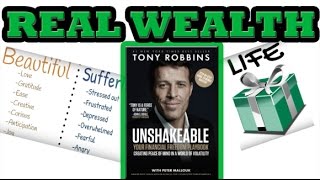 How YOU can attain REAL WEALTH  Unshakeable by Tony Robbins  Book Animation SummaryReview [upl. by Asenab]