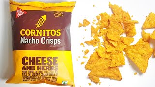 Cornitos Nacho Crisps Cheese and Herbs from India ASMR [upl. by Aynad166]