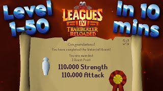 Fastest way to level at the start of Leagues 4  Trailblazer reloaded [upl. by Wattenberg]