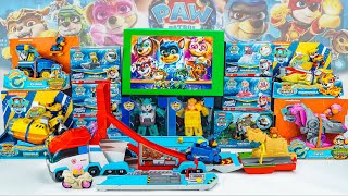 Paw Patrol Unboxing Collection Review  Marshallmighty movie bulldozer  Hero pup  Marshall ASMR [upl. by Anola]