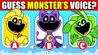 Guess the MONSTERS VOICE  Smiling Critters  POPPY PLAYTIME CHAPTER 3 CatNap [upl. by Jilly]