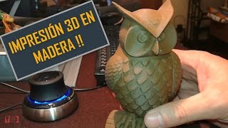 Impresión en 3D con Madera [upl. by Ylrehs]