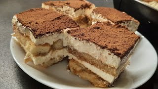 Tiramisu bez jajekbez pieczenia [upl. by Takakura]