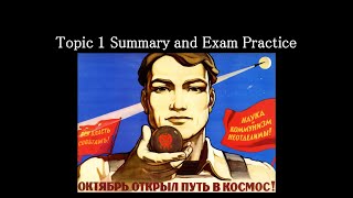 GCSE Cold War History 20 Topic 1 Summary and Exam Practice [upl. by Nnayr]