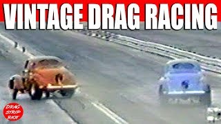 AA Gassers Vintage Drag Racing Bakersfield California [upl. by Nagirrek]