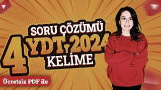 ydt2024 🏆 YDT Soru Çözümü 4 ydtkelime [upl. by Anirdnajela]