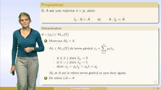 Matrices  partie 2  multiplication de matrices [upl. by Neraa328]