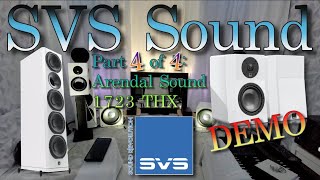 SVS Sound Ultra Evolution bookshelf vs Arendal Sound 1723 THX Towers [upl. by Alarick389]