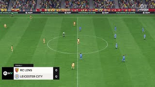 RC Lens vs Leicester City 10082024 Club Friendlies EA FC 24 [upl. by Ahsya]